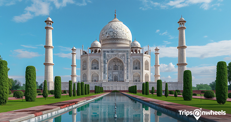 Beauty Of The Taj Mahal - Tripsonwheels