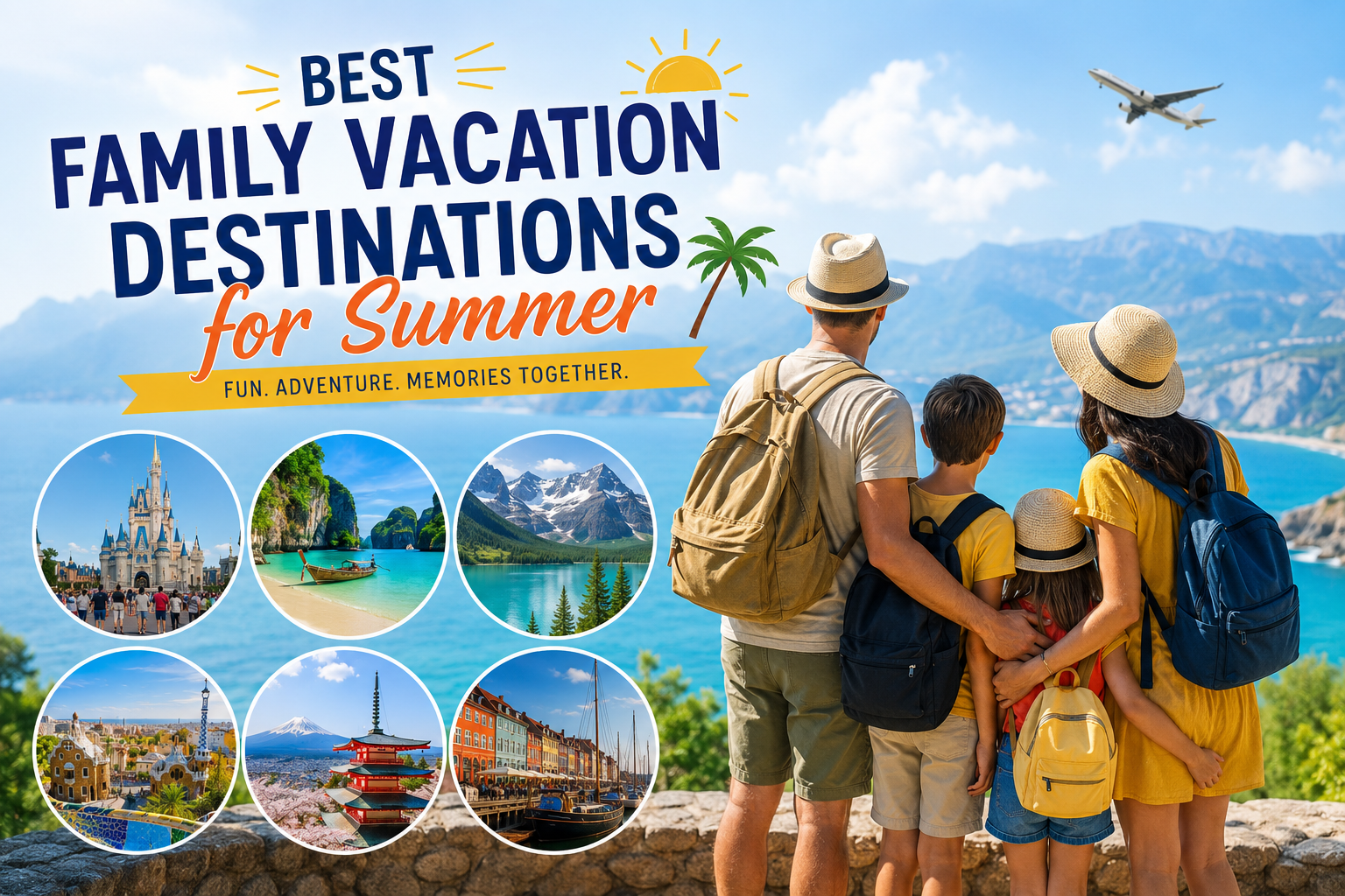 You are currently viewing Best Family Vacation Destinations for Summer 2026 | Top Family-Friendly Getaways