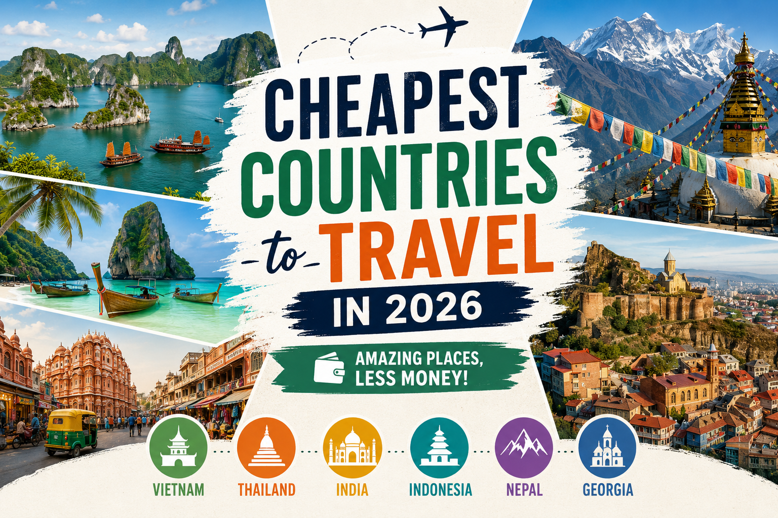 You are currently viewing Cheapest Countries to Travel in 2026 | Budget-Friendly Travel Guide