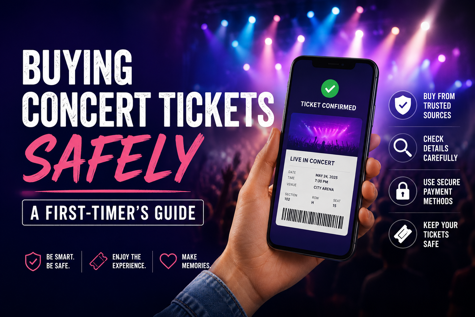 You are currently viewing Buying Concert Tickets Safely: A First-Timer’s Guide