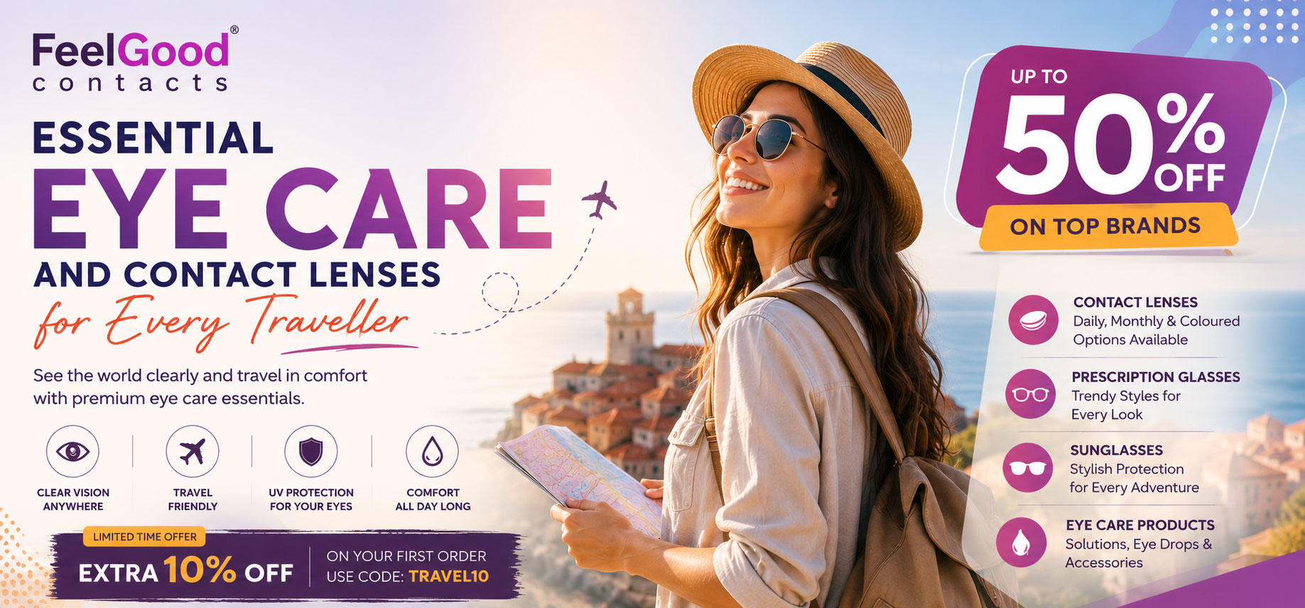 You are currently viewing Essential Eye Care and Contact Lenses for Every Traveller